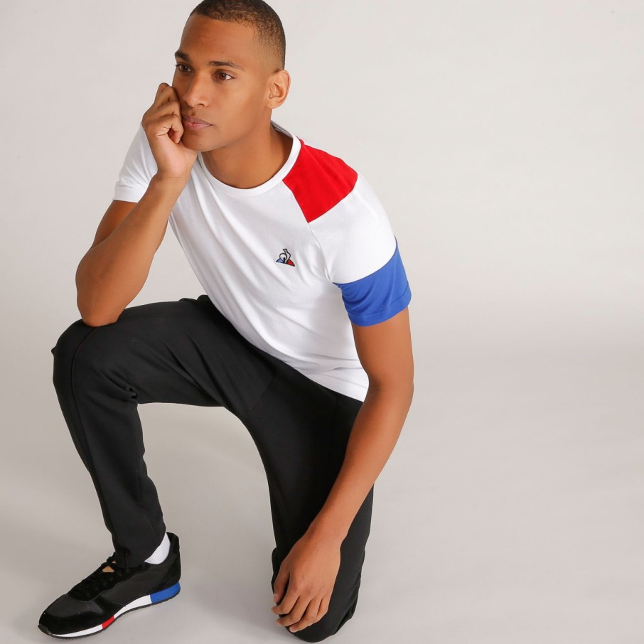 Men'S Apparel * | Le Coq Sportif Essentials Mens Court Tee We