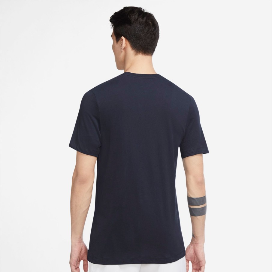 Men'S Apparel * | Nike Court Mens Dri-Fit Tee Swoosh Tennis