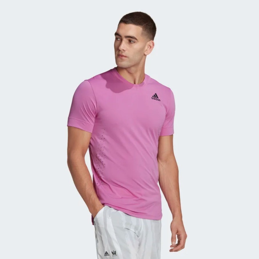 Men'S Apparel * | Adidas Mens New York Tee Semi Pulse Lilac