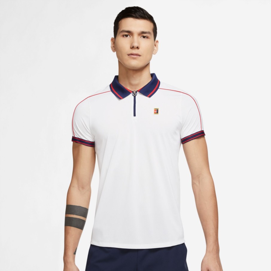 Men'S Apparel * | Nike Court Dri-Fit Mens Advantage Slam Polo Nyc 100