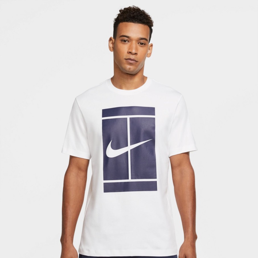 Men'S Apparel * | Nike Court Logo Mens T-Shirt