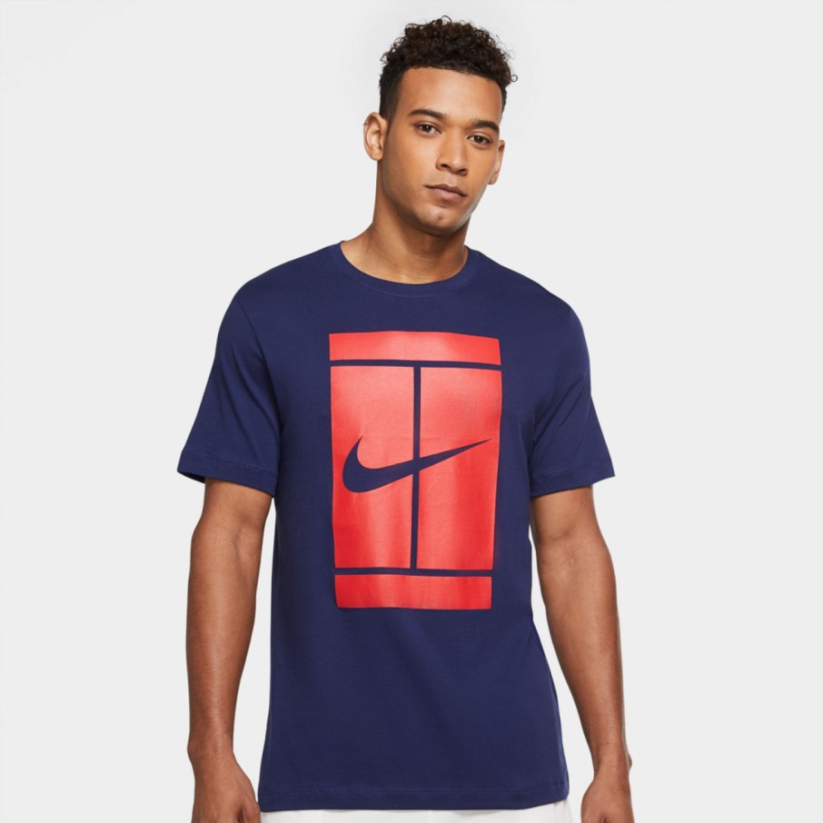 Men'S Apparel * | Nike Court Logo Mens T-Shirt