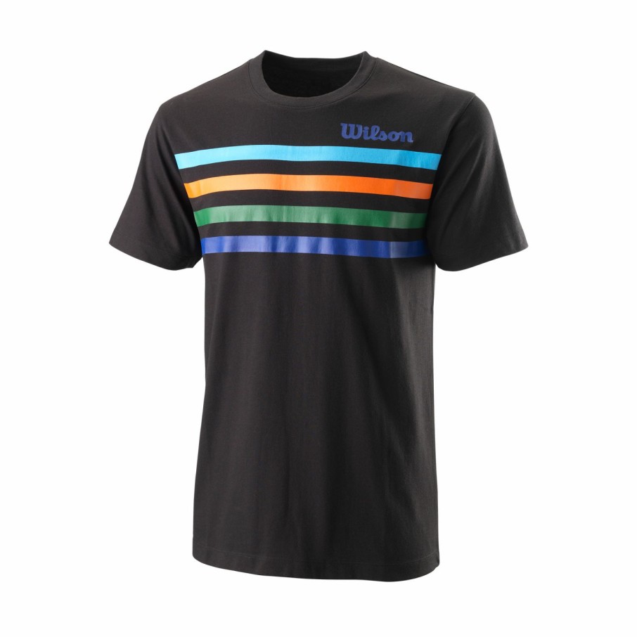 Men'S Apparel * | Wilson Slams Mens Tech Tee Bk