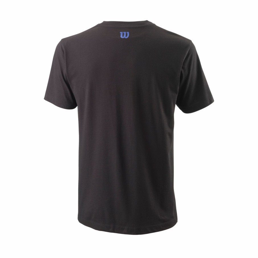 Men'S Apparel * | Wilson Slams Mens Tech Tee Bk