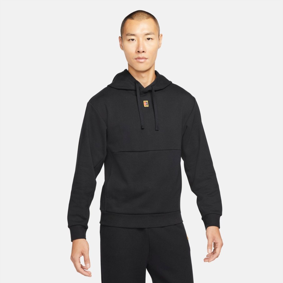 Men'S Apparel * | Nike Court Mens Dri-Fit Heritage Fleece Hoodie 10