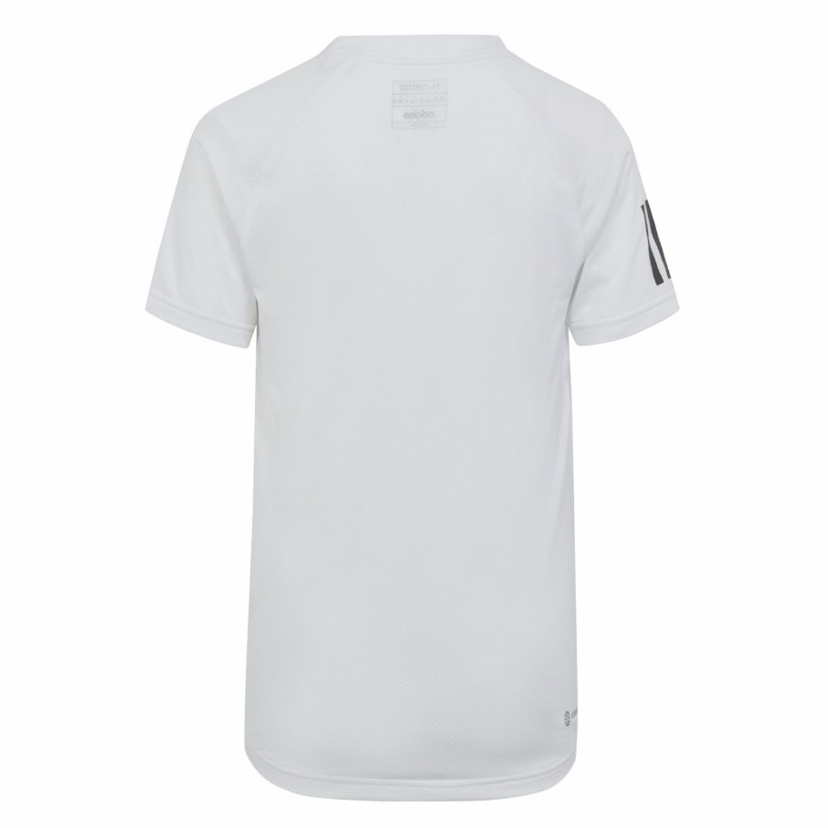 Kids * | Adidas Youth Club Tee White