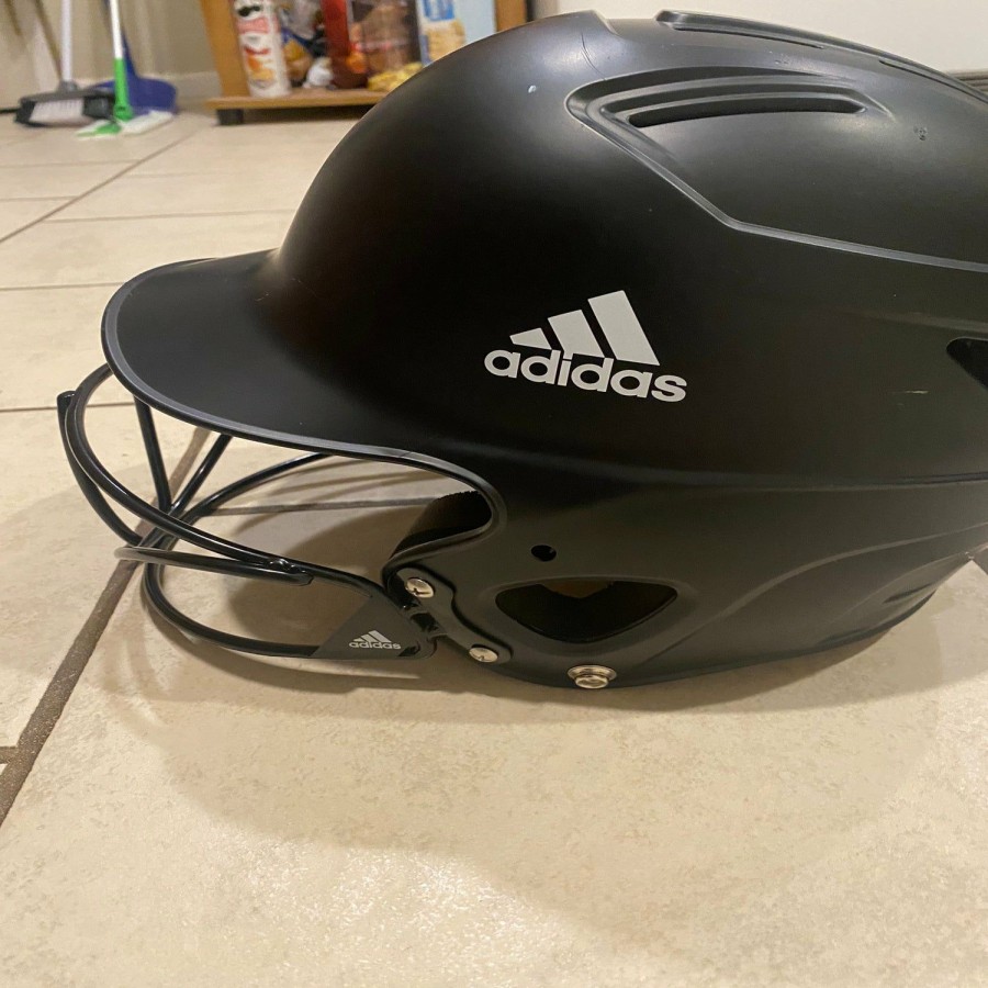 Helmets & Protective Gear * | Used One Size Fits All Adidas Batting Helmet