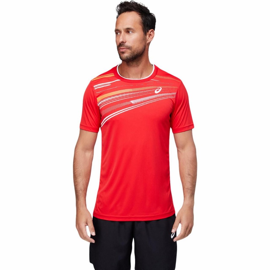 Men'S Apparel * | Asics Court Gpx Mens Short-Sleeve Top