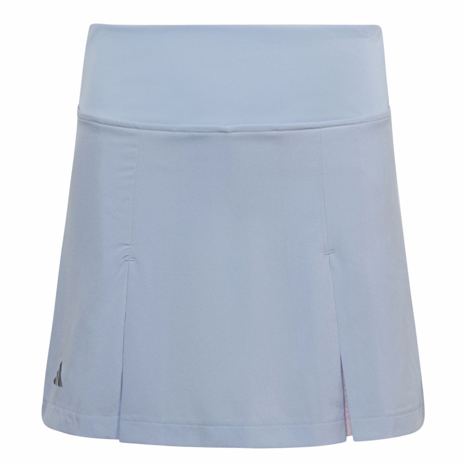 Kids * | Adidas Girls Pleat Skirt Bludaw