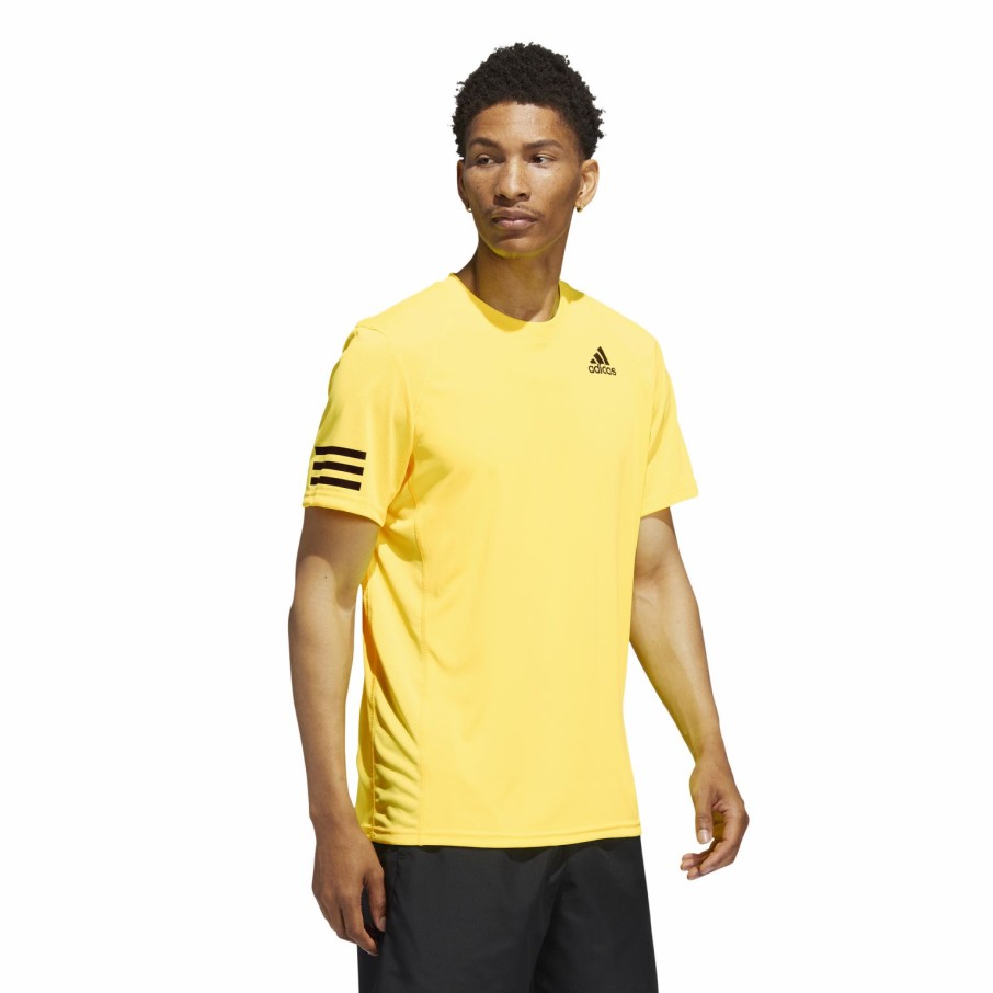 Men'S Apparel * | Adidas Mens Club Tennis 3-Stripes T-Shirt Beamye