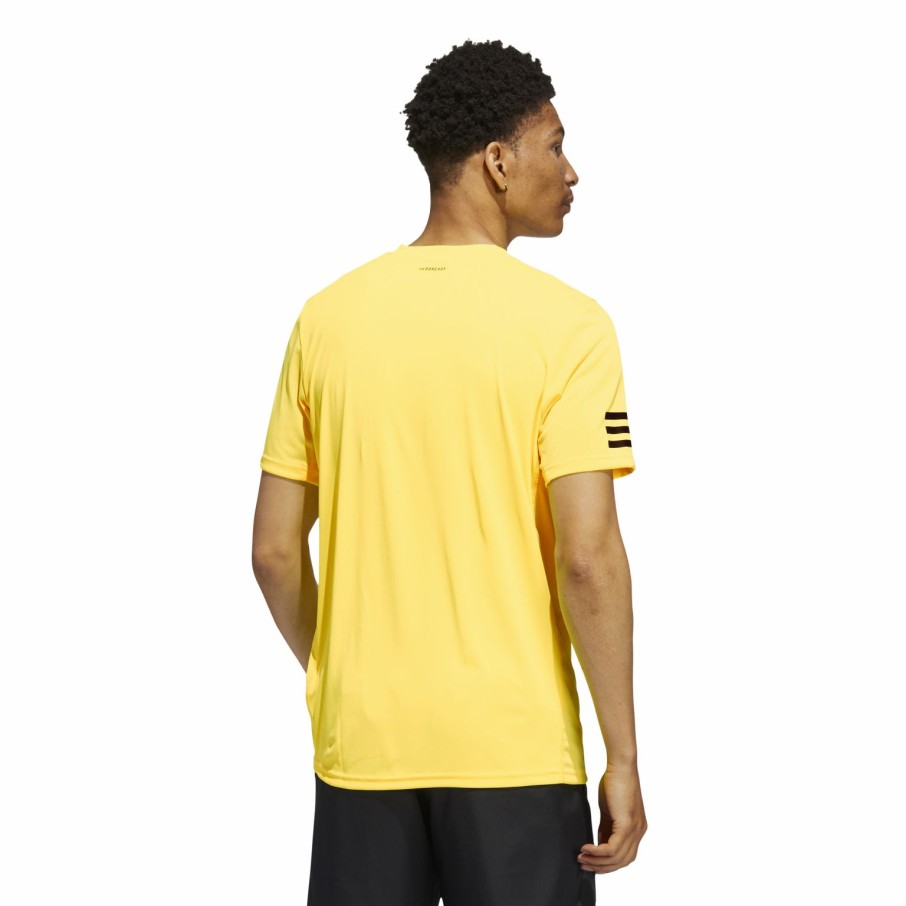 Men'S Apparel * | Adidas Mens Club Tennis 3-Stripes T-Shirt Beamye