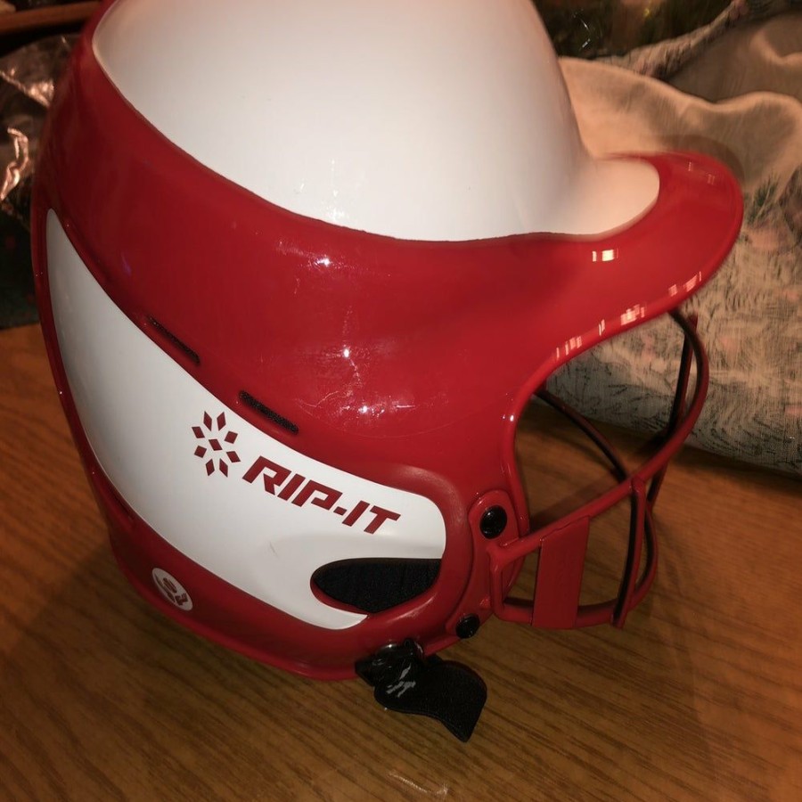 Helmets & Protective Gear * | Rip-It Rip It Face Softball Batting Helmet