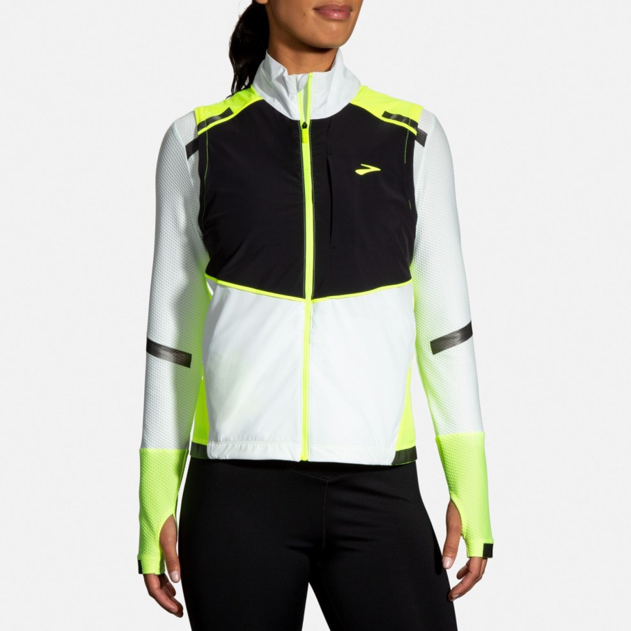 Men'S Apparel * | Brooks Carbonite Womens Running Vest 30