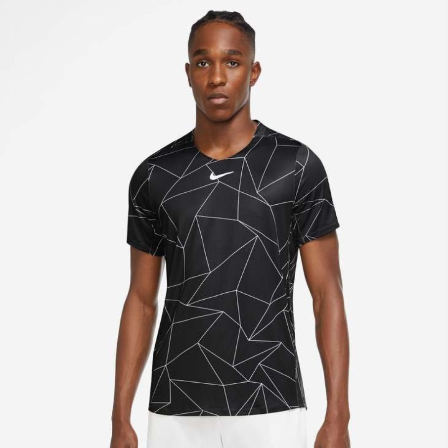 Men'S Apparel * | Nike Court Mens Dri-Fit Advantage Top Printed