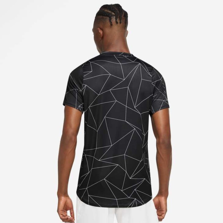 Men'S Apparel * | Nike Court Mens Dri-Fit Advantage Top Printed