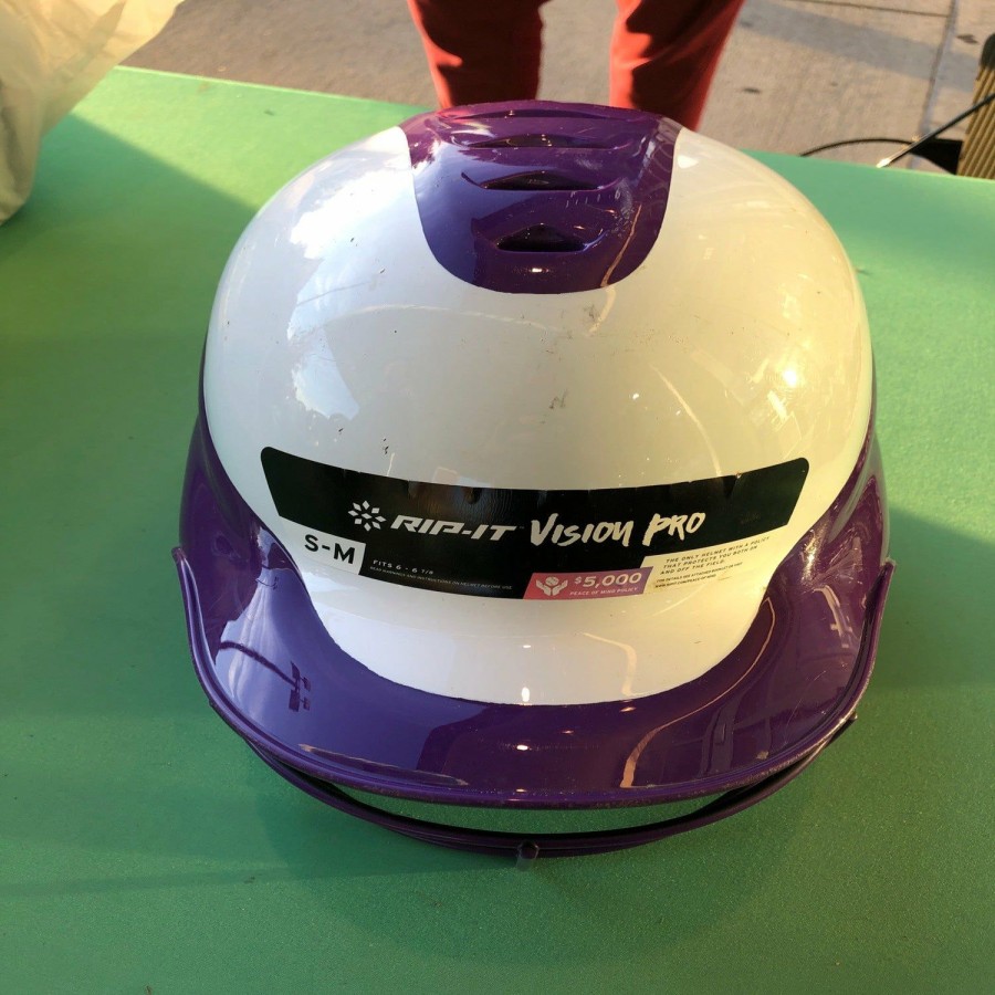 Helmets & Protective Gear * | Rip-It Used 6 6 7/8 Rip It Vision Pro Batting Helmet